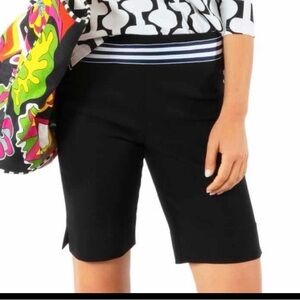 Gretchen Scott Black Shorts “Gripeless” Sz Medium NWT Never worn